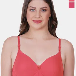 Reveira Pack of 2 Medium Coverage Lightly Padded Push Up Bra with All Day Comfort-picture-39