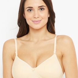 N-Gal Seamless Anti-Odour Heavily Padded Bra NTBR01-Cream-image-26
