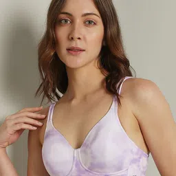 Vero Moda Intimates Purple & White Graphic Bra Lightly Padded-picture-32