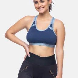 CURWISH Blue Bra Lightly Padded-image-42