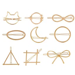 VAGHBHATT Women Gold-Toned Bobby Pins-33