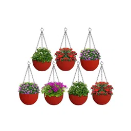 Kuber Industries Set Of 7 Medium Hanging Planter For Balcony & Railing image 5