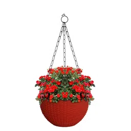 Kuber Industries Set Of 7 Medium Hanging Planter For Balcony & Railing image 3