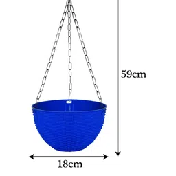 Kuber Industries Set Of 7 Medium Hanging Planter For Balcony & Railing image 4