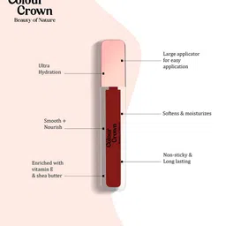 CROWN Liquid Lipstick- 3.5ml- LP02- Ruby Red image 4