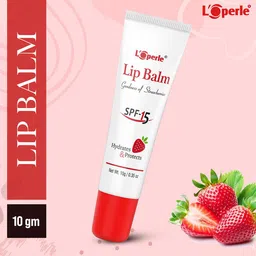 LOPERLE Set of 6 Strawberry Lip Balms with Goodness of Strawberry & SPF-15 - 10gm Each image 4