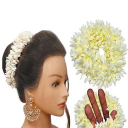 DN Creation Set Of 2 Beaded Bun Hair Accessory Set-18