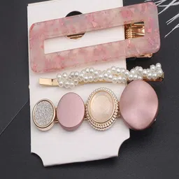 Pinapes Set of 3 Embellished Hair Accessory Set-21