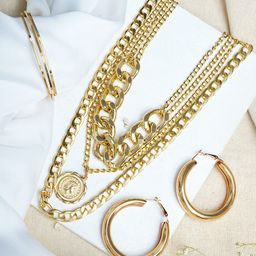 JOKER & WITCH Gold-Plated Layered Jewellery Set-image-41