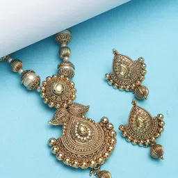 PANASH Gold-Plated Handcrafted Jewellery Set-image-44