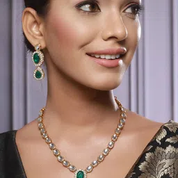 Anouk Gold-Plated Stone-Studded JewellerySet-39