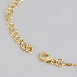 Carlton London Gold-Toned Stone-Studded Jewellery Set image 3