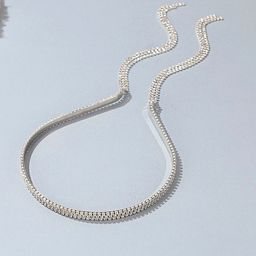 Yellow Chimes Silver Toned Crystal Hairband Headpeice-28