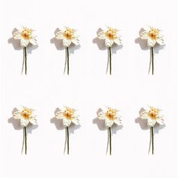 Hair Flare Women White & Gold-Toned Embellished Hair Accessory Set of-image-30