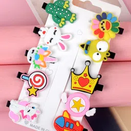 Pinapes Set Of 10 Embellished Alligator Hair Clip-8
