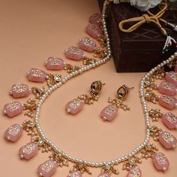 PANASH Gold-Plated Necklace and Earrings-75