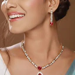 Anouk Set of 2 Stone Studded Jewellery Set-1
