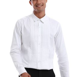 Banana Club Premium Slim Fit Pleated Casual Shirt-image-7