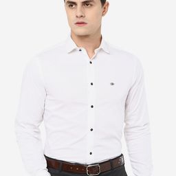 Greenfibre Men Slim Fit Formal Cotton Shirt-image-98