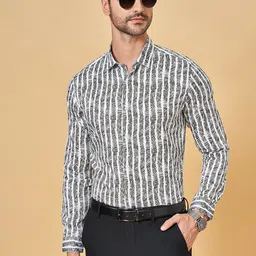 BYFORD by Pantaloons Slim Fit Printed Opaque Shirt-picture-11