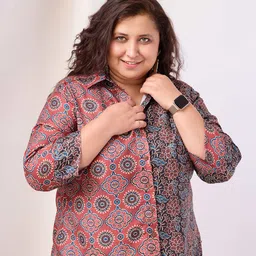 RACHNA Spread Collar Standard Ethnic Printed Cotton Regular Fit Party Shirt-image-86