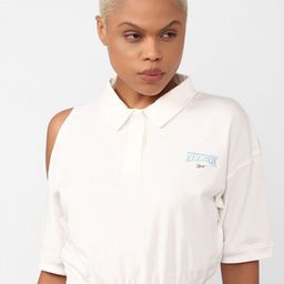Reebok Women Pure Cotton Cl Varsity Crop T-Shirt-picture-14