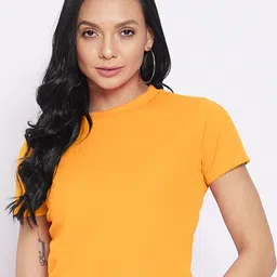 Uptownie Lite Stretchable High Neck Crop Top-image-38