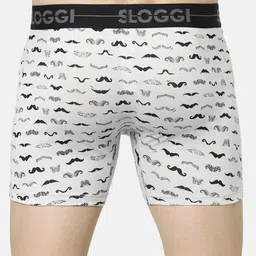 Sloggi Men Grey Printed Trunk pack Of 3 image 2