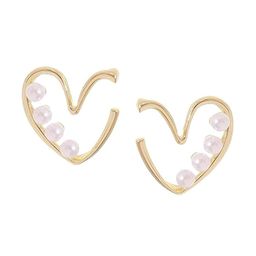 EL REGALO Heart Shaped Stud Earrings-29