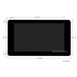 Waveshare 7inch Capacitive Touch Display for Raspberry Pi-DSI Interface (800x 480) image 5
