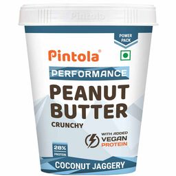 Pintola Coconut Jaggery Performance Series Peanut Butter,  0.510 kg  Crunchy -image-4