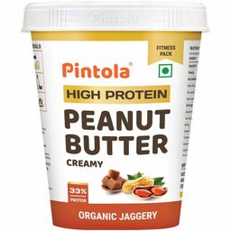 Pintola High Protein Peanut Butter,  0.510 kg  Organic Jaggery Creamy -image-28