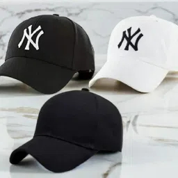 Embroidered, Solid, Self Design Skull Cap-10