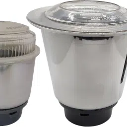 (400ml & 1Litre) Bajaj Mixer grinder "Chutney & Dry" jars (Heavy Quality) Mixer Juicer Jar-image-38