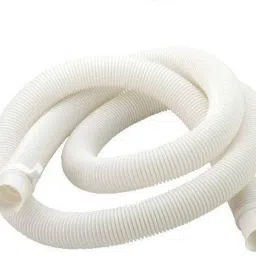 3 Meter Washing machine Outlet pipe Corrugated Plastic Outlet/Drain/Extension Hose Suitable for All Fully/Semi Automatic Washing Machines Outlet (Length: 3 Meter, White) Hose Pipe-picture-4