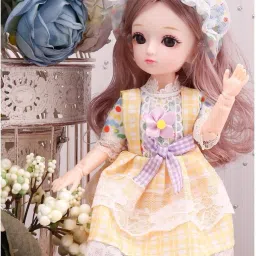 30CM Smart Doll - Yellow - Full Set - Gift Kids - Movable Joint-45