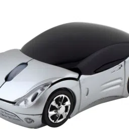 Smart Tech Silver Car Shape Wireless Optical Gaming Mouse-19