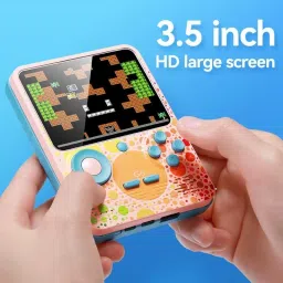 HG WORLD Retro G5 Game Box gaming console for tv With Pocket Portable Sup Game Box 3.5TFT Screen Rechargeable Battery handheld console Hand video game for tv 128MB GB with Mortal Combat, Mini Video Game for Kids & Modern Gamer, Loved by Fans of PS2 image 4