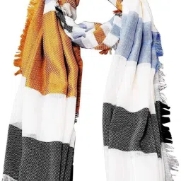 Self Design Pure Cotton Men Multicolor Fancy Scarf-image-32