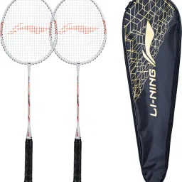 Smash XP 90 IV (Set of 2 ) (White/Silver) Multicolor Strung Badminton Racquet-image-18