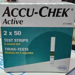 Accu Chek 100 STRIPS 100 Glucometer Strips-35