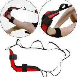 Strap for Stretching Leg Stretcher with Loops Polyester Yoga Strap-20