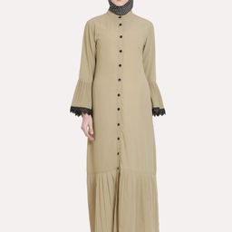 MOMIN LIBAS Women Beige Solid Abaya Burqa-picture-31