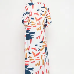 NABIA Printed Front Open Abaya image 5