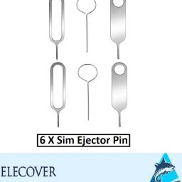 ELECOVER 12pcs Mobile Sim Ejector pin Tools Tray Holder Opener Sim Adapter Sim Adapter Sim Adapter image 2