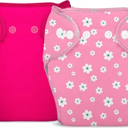Baby Smart Nappy Reusable & Adjustable Cloth Diaper For Newborn (4-9 Months)-0