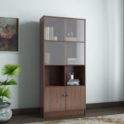 Lara Crony Engineered Wood Semi-Open Book Shelf-picture-17