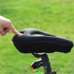 Bicycle Seat Cushion Gel Cover Soft Saddle Comfort Seat Cover Gel base only Saddle Cover Free Size-26