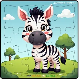 amuda ANMZ-SET2 (Zebra, Monkey, Elephant, Crocodile) image 5
