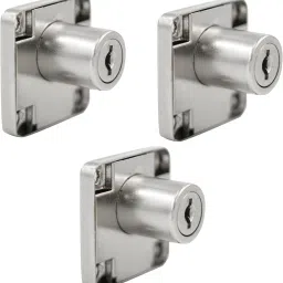 709 Multipurpose Furniture Lock for Drawer, Cabinets (Nickle finish) Rev-A-Lock Cabinet Security System-26